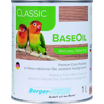Натуральное масло для дерева «Berger BaseOil NaturalWhite» (1 литр)